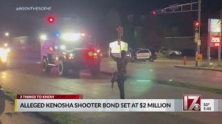 Kenosha shooting suspect has bond set at 2 million [upl. by Anivek238]