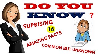 232  DO YOU KNOW   AMAZING FACTS  SURPRISING FACTS [upl. by Htebaile]