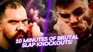 10 Minutes of Brutal Slap Knockouts [upl. by Ayn994]