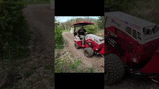 Gravel Driveway Repair  Ventrac Power Rake [upl. by Aicelf636]