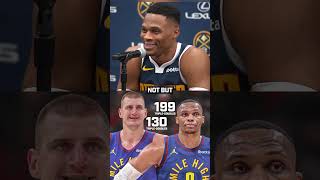 Westbrook on the TripleDouble Race with Jokic 🫡 [upl. by Drarig]