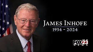 Video Former United States Senator Jim Inhofe dead at 89 [upl. by Merwyn]