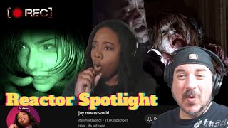 Reactor Spotlight Jay meets World jaymeetsworld1  REC  Movie Reaction Subscriber Request [upl. by Mairb]