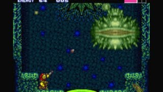 Super Metroid 100 Walkthrough  Part 4  Vs Spore Spawn  Super Missiles  Charge Beam  Spazer [upl. by Colton]