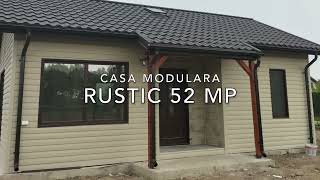 Casa modulara din panouri sandwich Rustic de 52 mp [upl. by Haianeb]