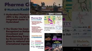 Villa Plots near 4thFuture city of Hyderabad near Mucherla Pharma City [upl. by Yeniffit83]