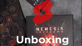 Unboxing Nemesis Lockdown brettspiel nemesis unboxing [upl. by Ahsoyek]