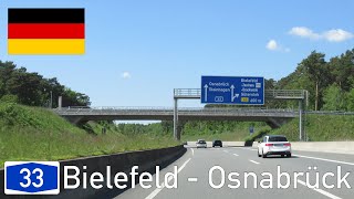 Germany A33 Bielefeld  Osnabrück [upl. by Oremar]