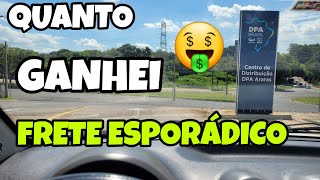 🚨QUANTO COBREI NO FRETE EXPORÁDICO❗️ASSISTA ATÉ O FINAL 👍 [upl. by Aneleiram]