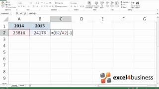 How to Calculate Percent Change in Excel [upl. by Quinta]