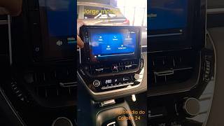 Novo Corolla Xei 2024 Novo multimídia funciona pen drive e Android auto carplay ao mesmo tempo [upl. by Rennold]