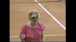 Gabriela Sabatini v Monica Seles French Open 1991 pt1 [upl. by Enier]