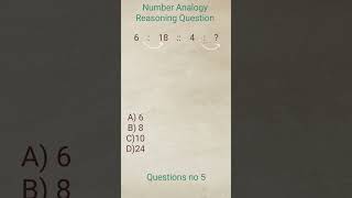 Number Analogy Reasoning Questions  Reasoning Tricks  Reasoning For GPSC SSC GD analogyreasoning [upl. by Burkhard]