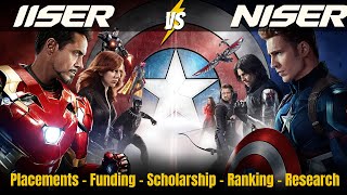 IISERs vs NISER Comparison  Placement Fees Ranking IAT amp NEST Exam [upl. by Suzi57]