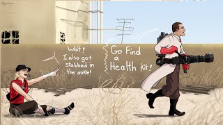 SFMTF2 Medics dont heal Scouts [upl. by Nomzaj]