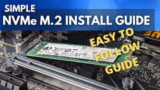 NVME M2 SSD Quick and Simple Install Guide [upl. by Ramas364]