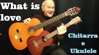 What is love a scuola con Chitarra e Ukulele 4 facilissimi accordi [upl. by Harness]