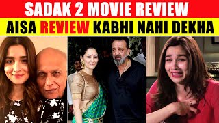 SADAK 2 MOVIE REVIEW  AISA REVIEW KABHI NAHI DEKHA  AAPKI BAAT MUKESH KE SAATH [upl. by Atsirk]