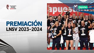 ¡ALIANZA LIMA CAMPEÓN Ceremonia de premiación de las mejores de la LNSV 20232024 👋🏐🏆 [upl. by Asreht]