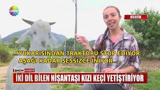 İki dil bilen Nişantaşı kızı keçi yetiştiriyor [upl. by Llertnac]