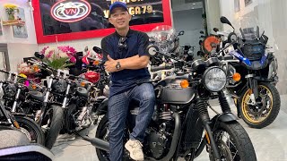 Triumph T120 2022 siêu xài lướtOdo 4500km [upl. by Kwok473]