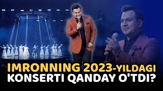 Imronning 2023yildagi konsertda nega Durdona Qurbonova korinmadi [upl. by Labannah]