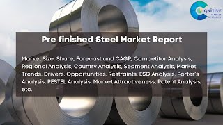 Pre finished Steel Market Report 2024  Forecast Industry Trendshare PriceMarket Size amp Growth [upl. by Wolfie]