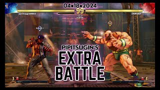 SFVPipitsugins Extra Battle vs Heavyweight Champion Zangief 04•18•2024 [upl. by Etnod]