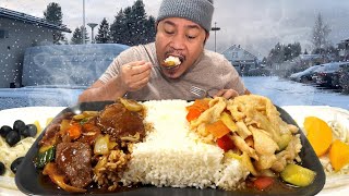 BANDEHADO SUPER SPICY STIR FRIED BEEF AND CHICKEN UBOS ASMR CHINESE FOOD Filipino Food Mukbang [upl. by Bonacci]