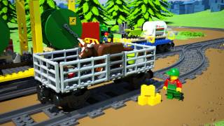 Cargo Train  LEGO City  60052 [upl. by Namajneb]