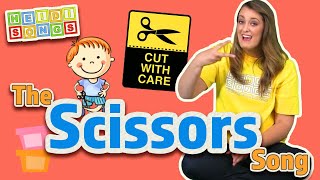 The Scissors Song  Music for Classroom Management [upl. by Anovad]