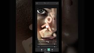 Photoshop skin retouching 1 click shortvideo adobe viralvideo reteaching [upl. by Idnas]