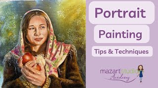 Portrait Painting Tips and Techniques [upl. by Asseneg]