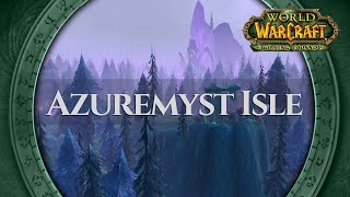 Azuremyst Isle  Music amp Rain Ambience  World of Warcraft The Burning Crusade [upl. by Menis]