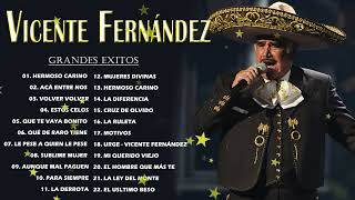 VICENTE FERNANDEZ  VICENTE FERNANDEZ SUS MEJORES EXITOS 30 GRANDES EXITOS [upl. by Oreves]