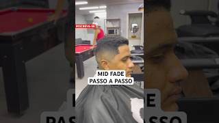 MID FADE PASSO A PASSO🍃💈📚🔑degrade midfade passoapasso tutorial shorts viralvideo [upl. by Patrice]