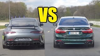 ALPINA B7 BITURBO vs MERCEDES AMG GT63 S 🚀 DRAG RACE🚀 [upl. by Stargell]