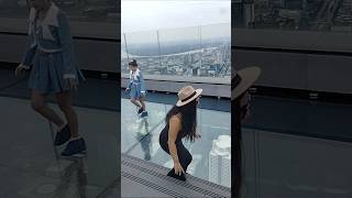 The King Power Mahanakhon Skywalk in Bangkok Thailand [upl. by Harday338]