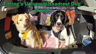 Sakura Universal Headrest Dog Guard MG ZS EV [upl. by Llenwahs684]