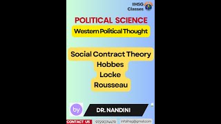 Social Contract Theory Hobbes amp Locke amp Rousseau [upl. by Lyckman]