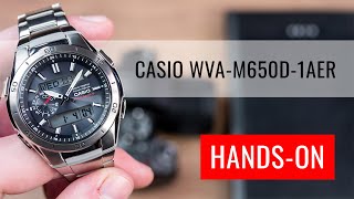 HANDSON Casio Wave Ceptor WVAM650D1AER [upl. by Camile]