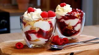 Faule Weiber Dessert  schneller gehts nicht 👌 Dessert im Glas  Einfaches Dessert Rezept [upl. by Ahtennek]