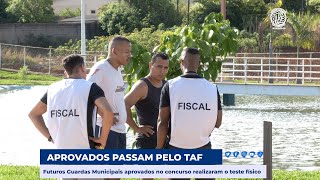 Aprovados no concurso da prefeitura para Guarda Municipal passam por TAF [upl. by Aicargatla]