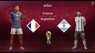 FIFA 23  FINAL COPA MUNDIAL QATAR 2022  ARGENTINA VS FRANCIA  4k 60FPS  PS5 [upl. by Addiego585]