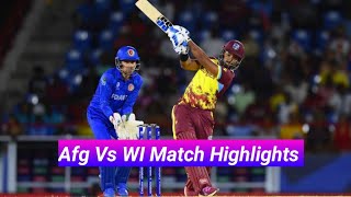 Afg Vs WI T20 world match 40 highlights 2024  West indies Vs Afghanistan highlights T20 2024 [upl. by Netneuq200]