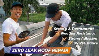 ZERO Leak Roof Repairs Waterproofing Tape  Caspar Roofing Channel [upl. by Avenej288]