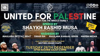 Masjid Ali Bolton Live Stream  United For Palestine [upl. by Rickey]