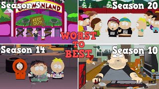 Ranking Every Season Of South Park From WORST To BEST [upl. by Morgun]