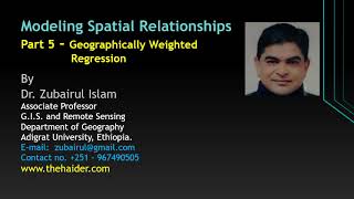 Spatial Relations Modelling Part 5  Geographically Weighted Regression [upl. by Annawyt]