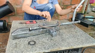 How to make a stove using diesel fuel to burn like gas [upl. by Calvert]